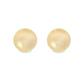 14K Yellow Gold - Golden Pearl Earrings - 8577