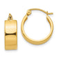 14K Yellow Gold Hoop Earrings - J37891