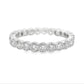 18K White Gold - Diamond Eternity Band - J30150
