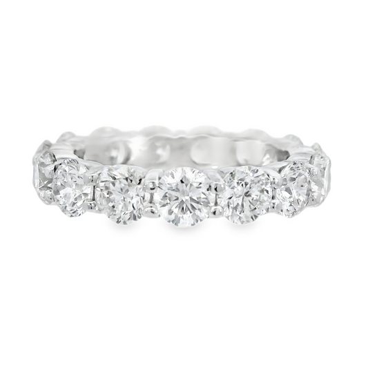14K White Gold - Diamond Eternity Band - J30721