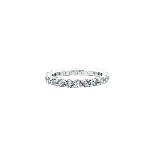 14kt White Gold Diamond Eternity Band - J31750