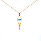 Yellow Topaz 14kt yellow gold necklace