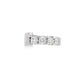 14K White gold ear cuff set with round brilliant diamonds - item J32663, ABC Jewelry Co