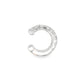 14K White gold ear cuff set with round brilliant diamonds - item J32663, ABC Jewelry Co