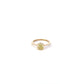 18KY Fancy Yellow Solitaire Ring
