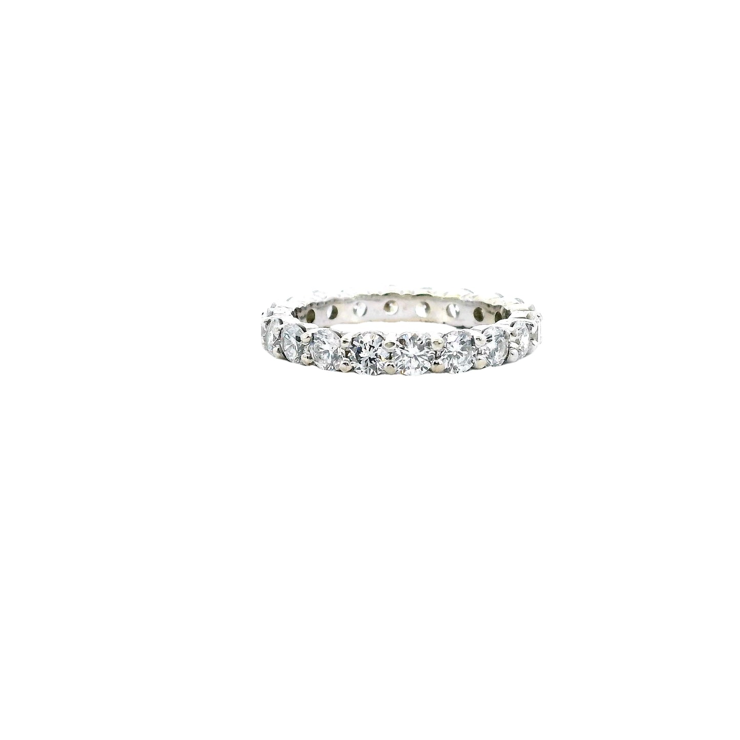 14kt White Gold Diamond Eternity Band - J34296