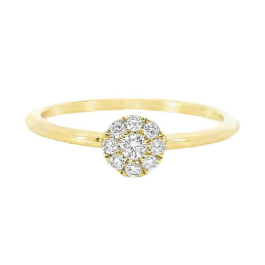 14K Yellow Gold - Diamond Fashion Ring - J34545