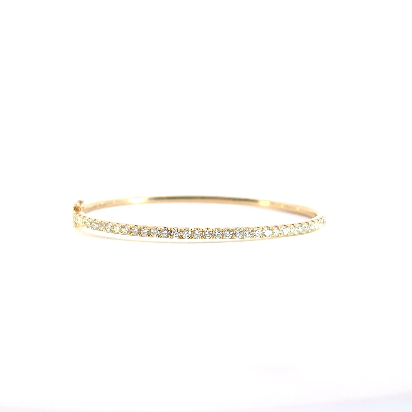 14 kt Yellow gold diamond bracelet