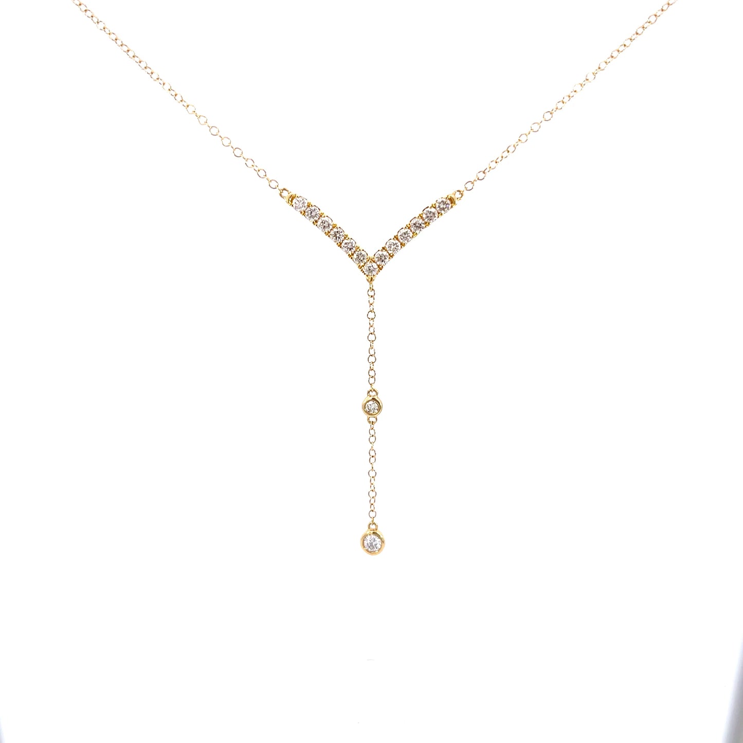18KY Diamond Fashion Necklace
