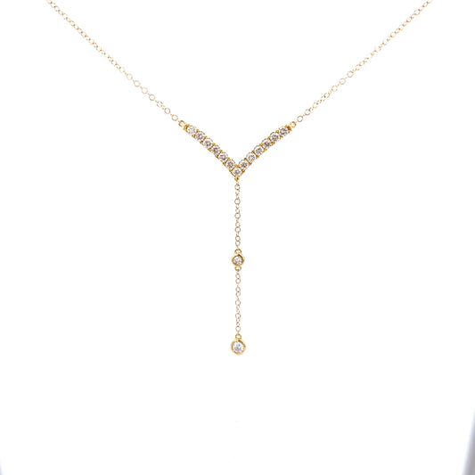 18KY Diamond Fashion Necklace