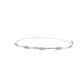 14K White Gold - Diamond Bangle Bracelet - J35494