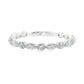 18K White Gold - Diamond Band - J35611