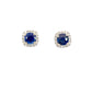 Sapphire & Diamond Earrings - J35942