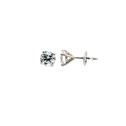 Diamond Stud Earrings-1.80 ct tw-J35951