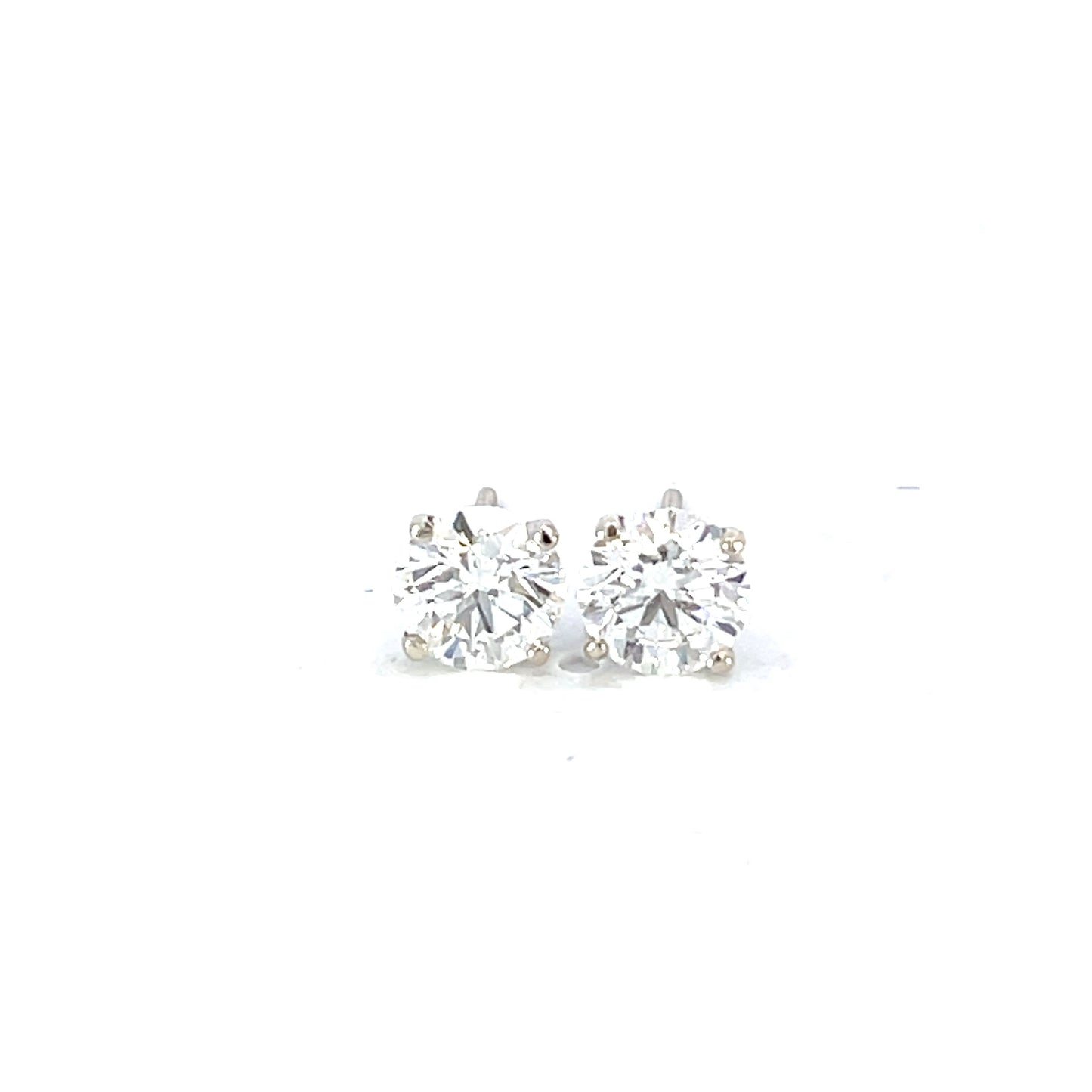 Diamond Stud Earrings-1.80 ct tw