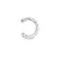 14K White gold ear cuff set with round brilliant diamonds - item J36011, ABC Jewelry Co