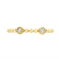 18K Yellow Gold - Ladies Fashion Band - J36141