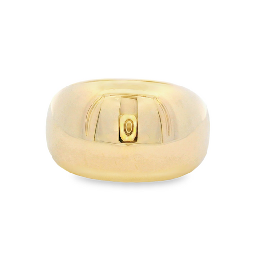 14K Yellow Gold - Dome Ring - J36431