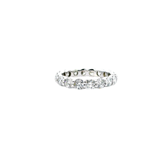 14kt White Gold Diamond Eternity Band - J36551