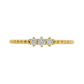 18K Yellow Gold - Ladies Diamond Band - J36875