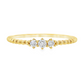 18K Yellow Gold - Ladies Diamond Band - J36875