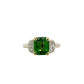 Tsavorite Garnet & Cadillac diamonds fashion rings