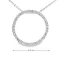 14K White Gold - Diamond Necklace - J36921