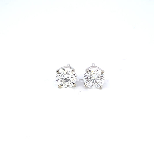 Diamond Stud Earrings-1.60 ct TW