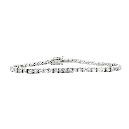 14kt White Gold Diamond Bracelet - J37052