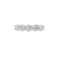 14K White Gold - Diamond Band - J37317