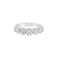 14K White Gold - Diamond Band - J37317