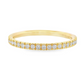 18K Yellow Gold - Diamond Eternity Band - J37470
