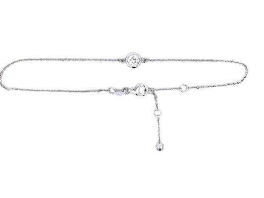 14kt White Gold Diamond Bracelet - J37516