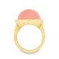 14K Yellow Gold - Rose Quartz Ring - J37638
