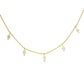 14kt Yellow Gold Diamond Necklace - J37651