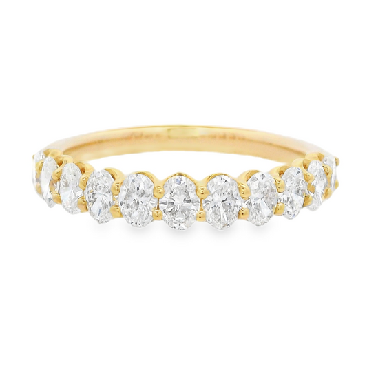 18K Yellow Gold Diamond Band - J37680