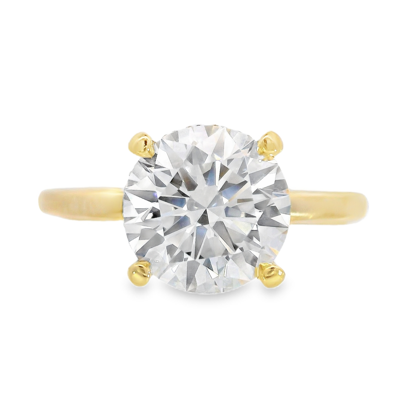 18K Yellow Gold - LAB GROWN DIAMOND Ring - J37824