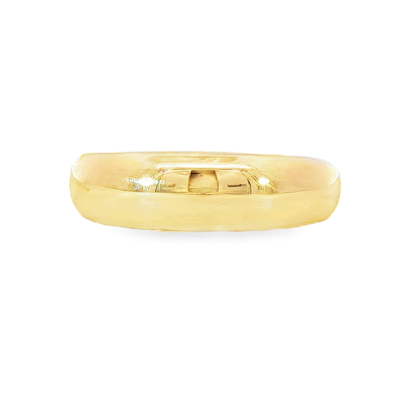 14K Yellow gold dome ring. Item J37834 - ABC Jewelry Co. 