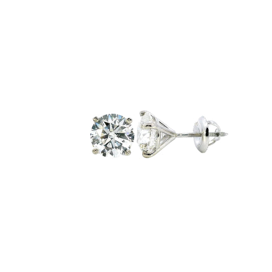 Diamond Stud Earrings - 3.01 ct tw - J37847