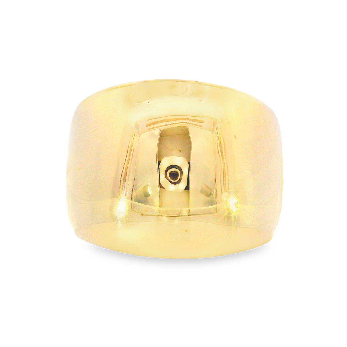 14K Yellow Gold - Dome Ring - J37881