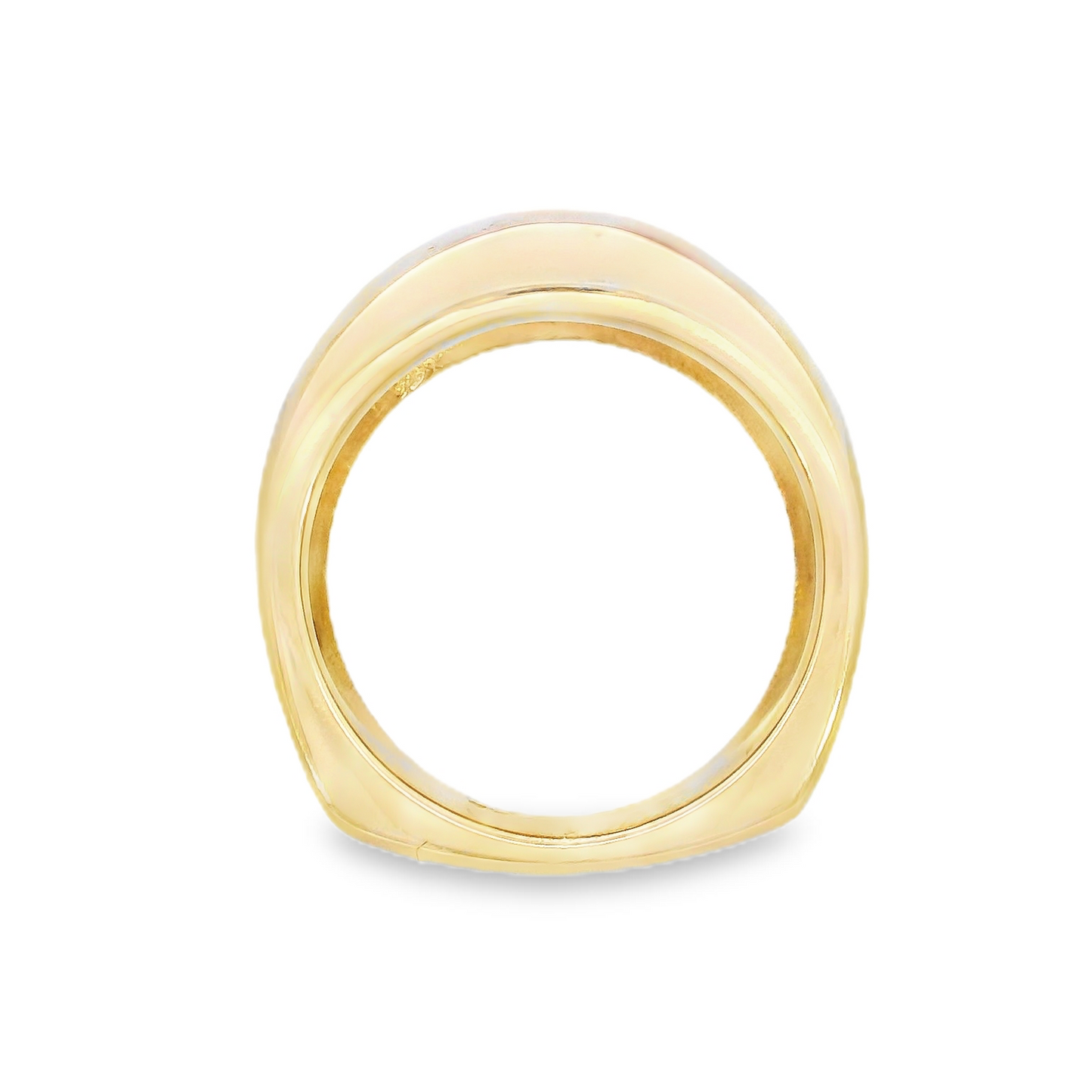 14K Yellow Gold - Dome Ring - J37881