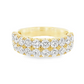 18K Yellow Gold - Diamond Band - J37974