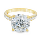 14K Yellow Gold - LAB GROWN DIAMOND Engagement Ring - J38005