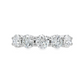 14K White Gold - Diamond Band - J38033