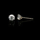 14K White gold diamond stud earrings. Item J38131 - ABC Jewelry Co. 