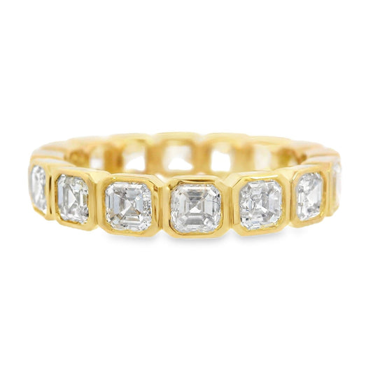 18K Yellow Gold - Diamond Eternity Band - J38216