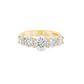 14K Yellow Gold - Five Stone Diamond Band - J38446