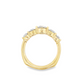 14K Yellow Gold - Five Stone Diamond Band - J38446