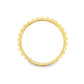 14K Yellow Gold - Pyramid Fashion Band - J38490