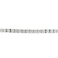 14K White gold tennis bracelet set with round brilliant diamonds. Item J38810 - ABC Jewelry Co